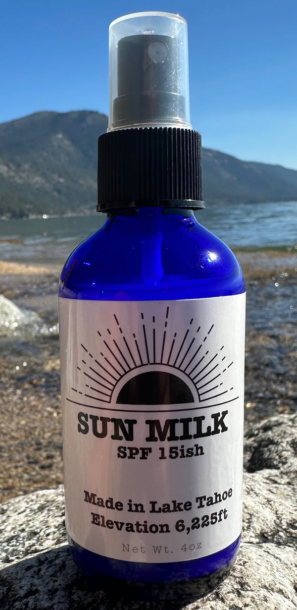 Sun Milk: All Natural Sun Screen SPF15 (4oz)